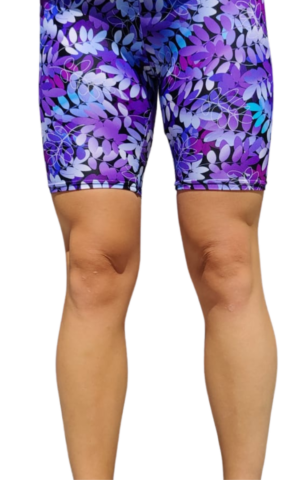 Purple Pattern Gym Shorts